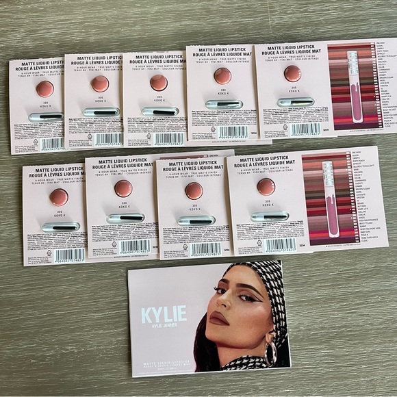 10 Pack Kylie Cosmetics Matte Liquid Lipstick - 300 Koko K Neutral Lip Sample - Picture 2 of 4